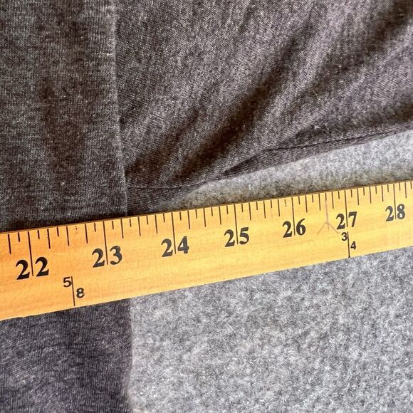 Busch Gardens Fear The‎ 4 Ringer T-shirt Tee Men’s XL Gray Roller Coaster - Picture 5 of 7